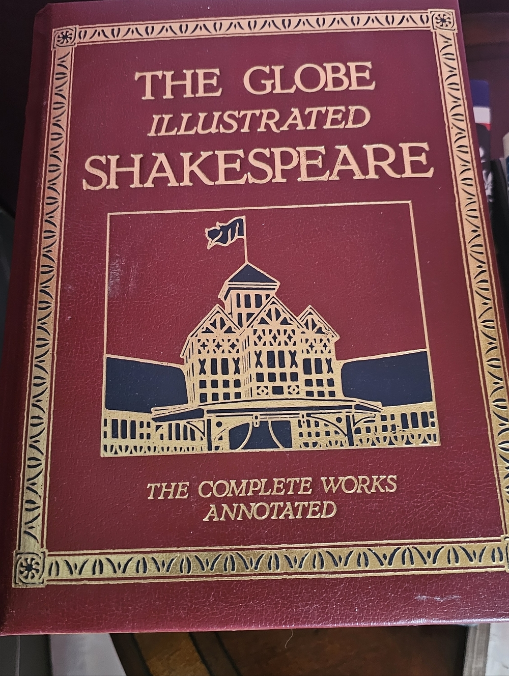 The Globe Illustrated Shakespeare The Complete Works Annotated 1983 Deluxe Ed HC